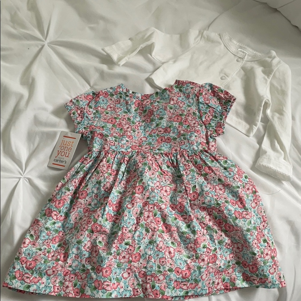 Dress and Cardigan